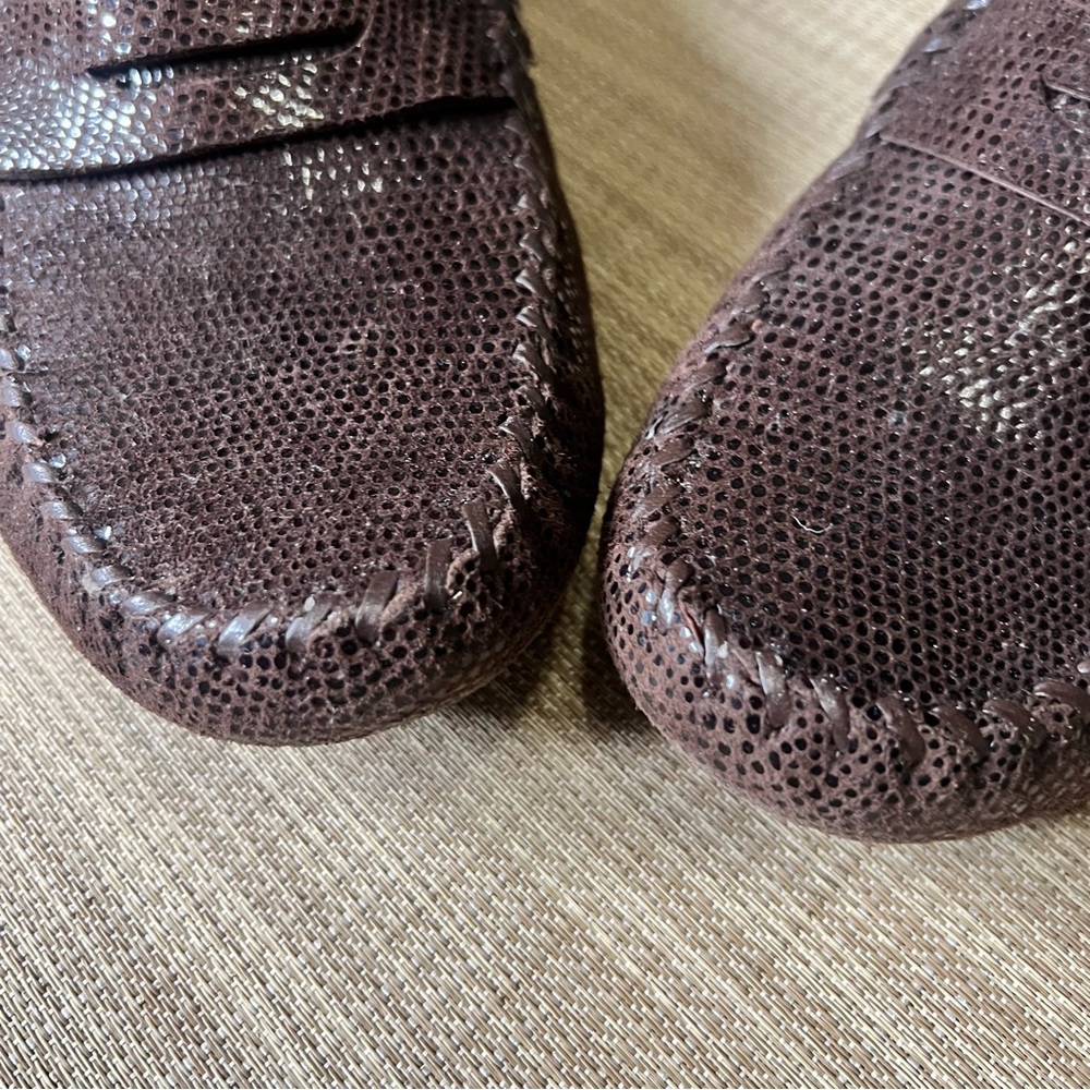 Vaneli Ranon Leather Driving Moccasin Loafer  Brown Size 8 Great Condition - Picture 7 of 13